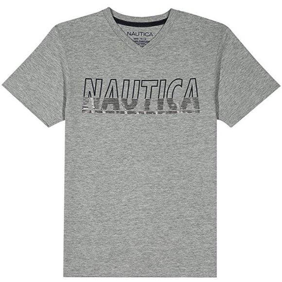 Nautica Boys' Short Sleeve Graphic V-Neck T-Shirt - Picture 1 of 1